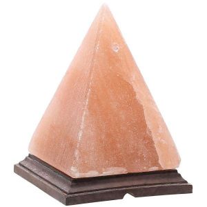 Lampada PIRAMIDE cristalli di sale Himalaya - peso 4 kg