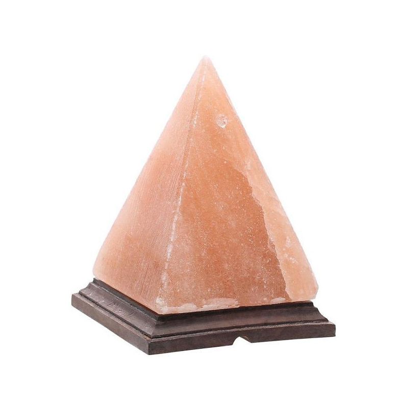 Lampada PIRAMIDE cristalli di sale Himalaya - peso 4 kg