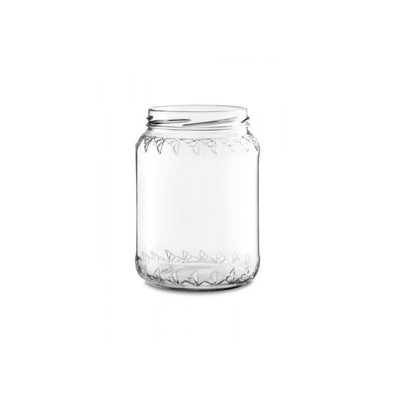 "REGINA" glass JAR for HONEY 1000 g with TWIST-OFF CAPSULE T82