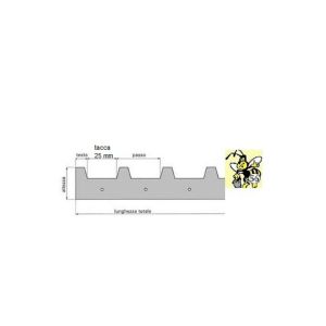 Standard-Abstandshalter aus verzinktem Blech 10-11-12 Kerben - 25 mm - für 12-zargige Bienenbeute