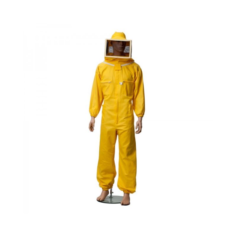 Full beekeeping suit with square mask