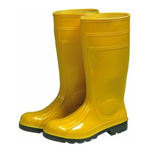 YELLOW BOOT FOR BEEKEEPING OR GARDEN IN PVC