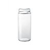 ergo glass jar 580 TO 70 high - 580 ml with Cap deep h18 t70