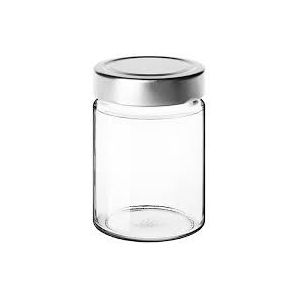 Glass jar ergo 314 TO70 high - 314 ml with Cap deep h18 TO 70