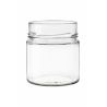 Glass jar ergo 212 to70 high - 212 ml with Cap deep h18 TO70