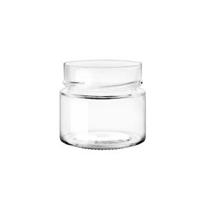 Glass jar ergo 156 to70 high - 156 ml with Cap deep h18 t70