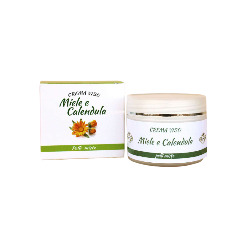 Crema facial de miel y caléndula