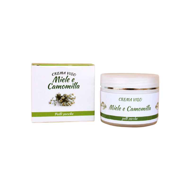 Crema facial de miel y manzanilla