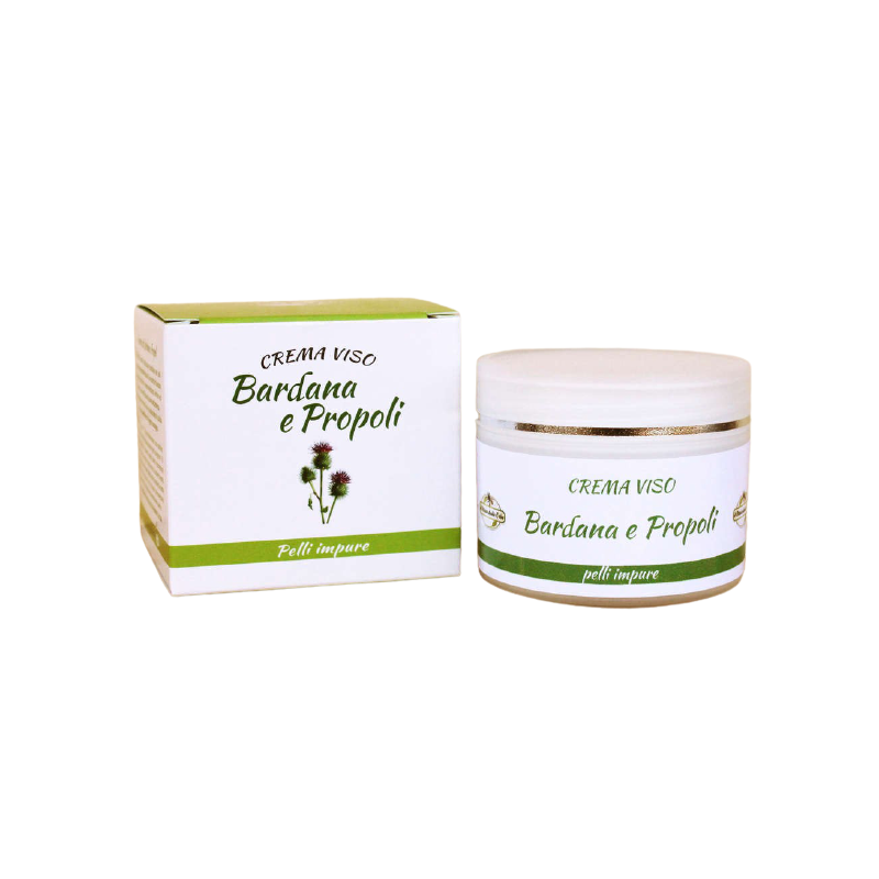 Crema facial de bardana y propóleo