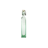 100 ml square-based white glass bottle with mechanical stopper