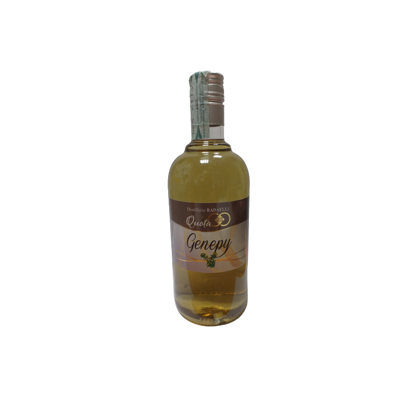 Genepy - liqueur à base d'herbe de genepy infusée (radaelli)