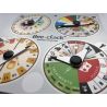 Bee clock calendar discs for apiary work