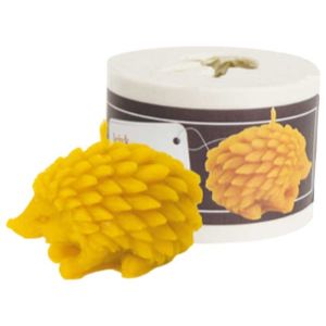 Silicone candle mold with hedgehog