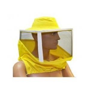 Square hat mask for beekeeping