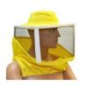 Square hat mask for beekeeping