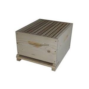 LANGSTROTH HIVE 10 HONEYCOMB FIXED BOTTOM with 10 FRAMES