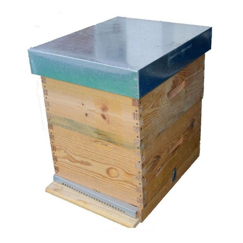 Langstroth Bienenbeute mit 10 Rahmen, komplett mit Honigraum und Rahmen