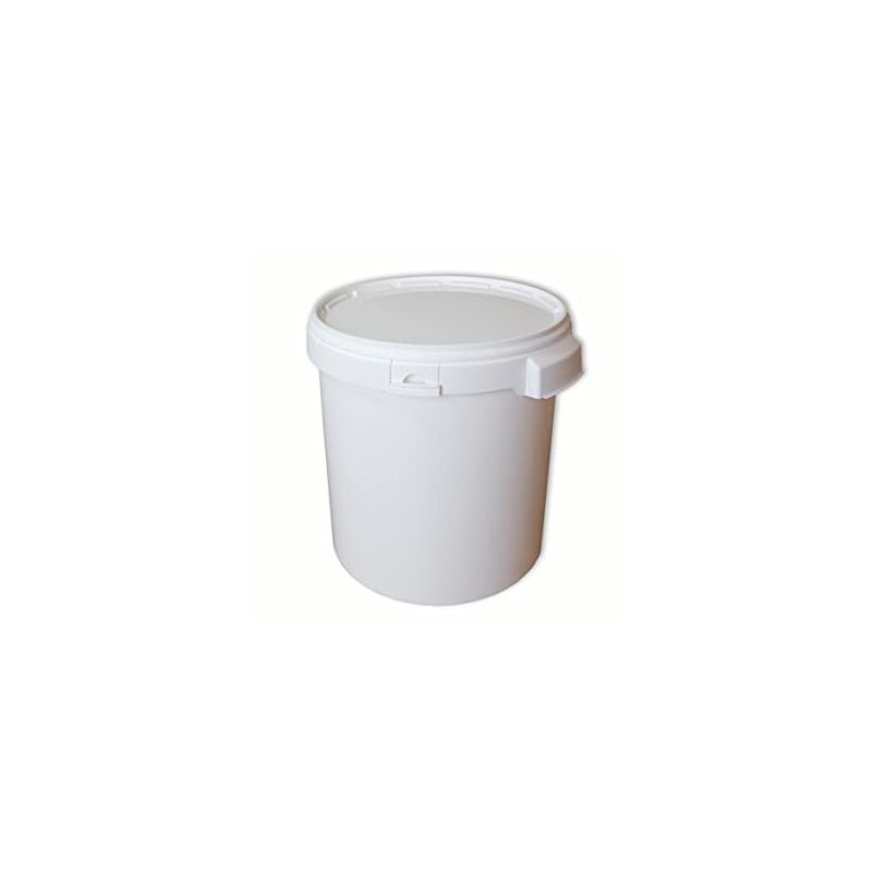 Seau alimentaire rond conique en plastique - 32 l - 40 kg de miel