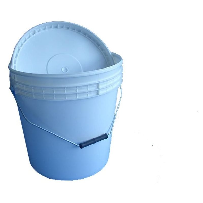 Seau conique rond en plastique alimentaire - 25 kg miel