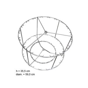 Extractor de miel radial con motor de acero inoxidable d.b. para 18 cuadros super