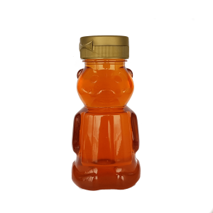 Flacone squeezer orsetto bear in  PET per miele (250 g) - Tappo a vite