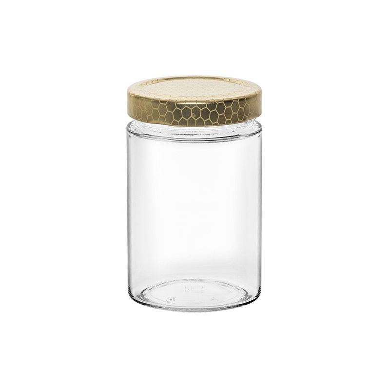 VASO in VETRO MIELE PLUS  T 70 - 390 ml - CAPSULA DEEP T 70 H14 ALVEARE