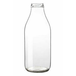 Bouteille de lait en verre de 500 ml avec capsule twist-off TO 43