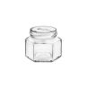 HEXAGONAL Glass VASE 106 ml With TWIST-OFF T53 Capsule