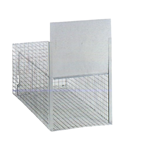 Netted backyard animal trap single entry