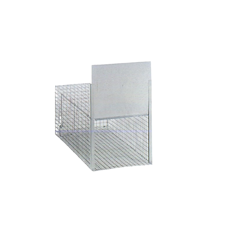 Netted backyard animal trap single entry