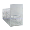 Netted backyard animal trap single entry