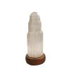 Selenite lamp with usb and led color changer