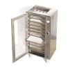 Pollen dryer with stainless steel cabinet with 10 removable stainless steel mesh drawers