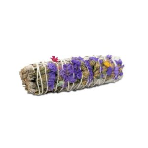 White sage with flowers "flower power pack" (6 mixed smudges)