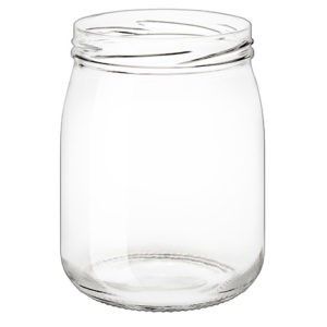 Pot en verre Ortho 580 ml avec capsule twist-off TO 82