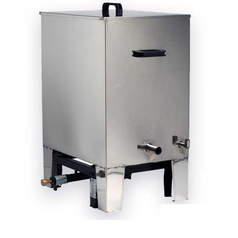 Sceratrice inox a vapore per 16 favi da nido d.b. o 20 favi Langstroth