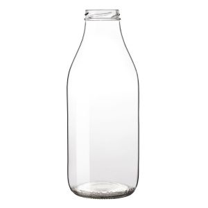 Glass milk/juice bottle 250 ml with twist off Cap TO 43