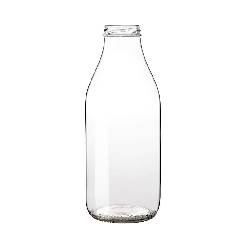 Glass milk/juice bottle 250 ml with twist off Cap TO 43