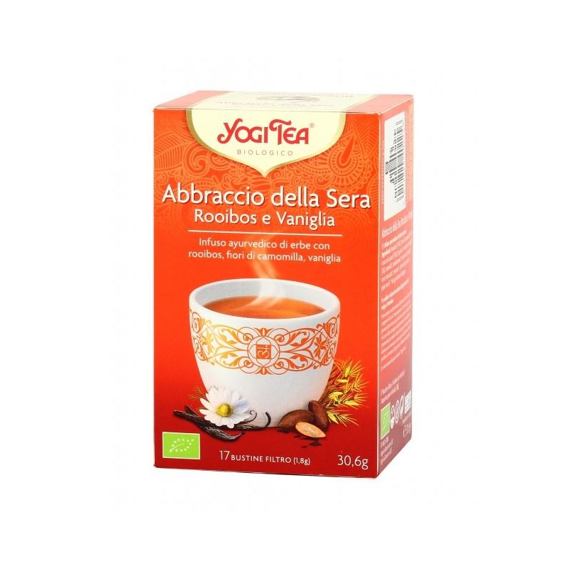 Infuso Bio  ""Abbraccio della Sera" - Rooibos e Vaniglia" -  YOGI TEA  17 FILTRI