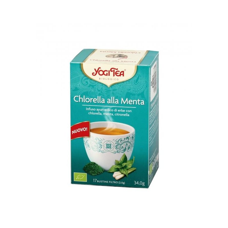 Infuso Bio  "Chlorella alla Menta"  -  YOGI TEA  17 FILTRI