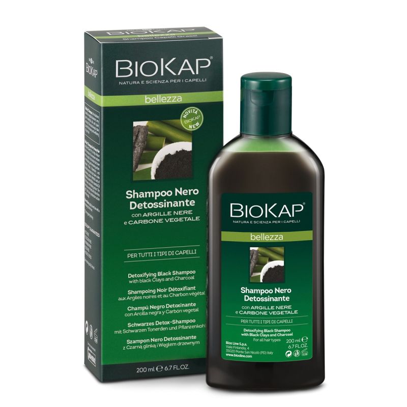 Biokap champú negro desintoxicante 200 ml