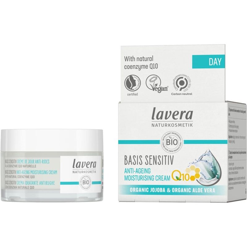 Lavera base sensitiv crema hidratante antiarrugas q10