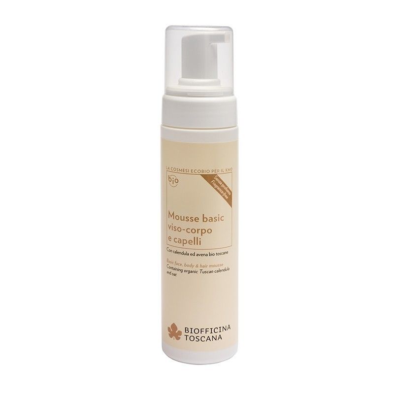 Basic face body and hair mousse - biofficina toscana