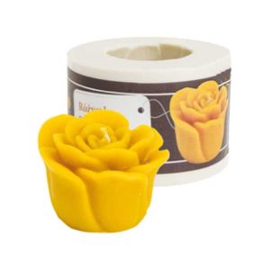 Moule en silicone pour bougie petite rose