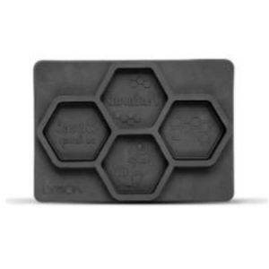 SOAP MOLD - HEXAGONS 4 SOAPS