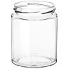 SIMPLY CYLINDRICAL glass JAR 314 ml T70 for HONEY 400 g