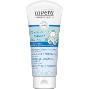 Lavera baby&kinder lotion nettoyante et shampooing neutre