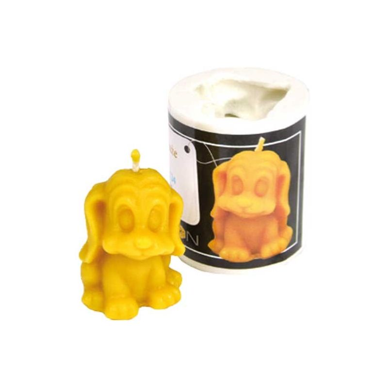 Candle mold - dog with big eyes