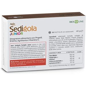 Apix Propolis Sedigola Junior 20 Tabletten Erdbeergeschmack