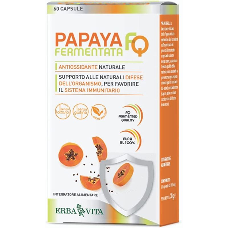 Fermentierte Papaya fq 60 Kapseln - erba vita